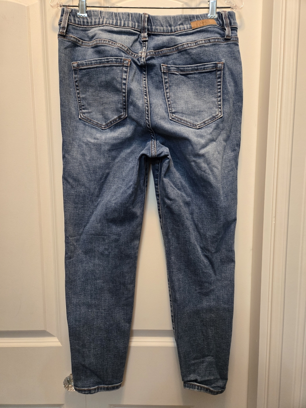 Jag Jeans Valentina Pull On Light Blue Stretch Jeggings - Back Pocket Detail